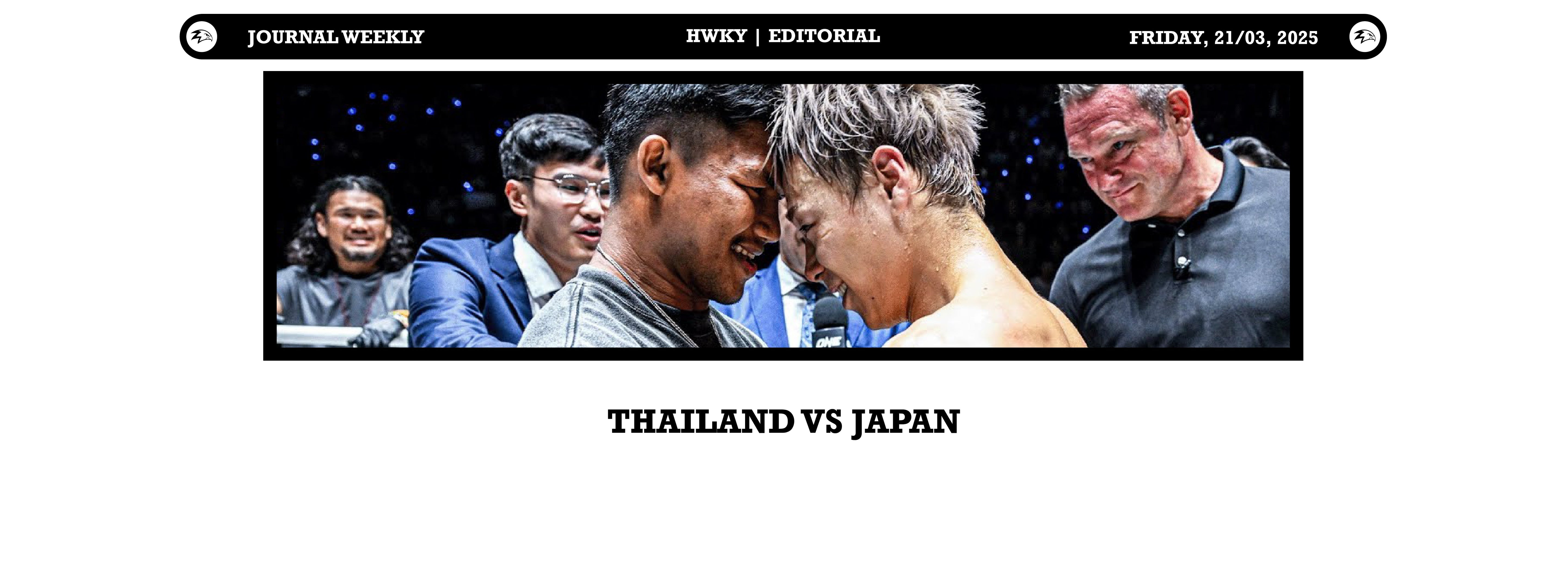 Thailand Vs. Japan