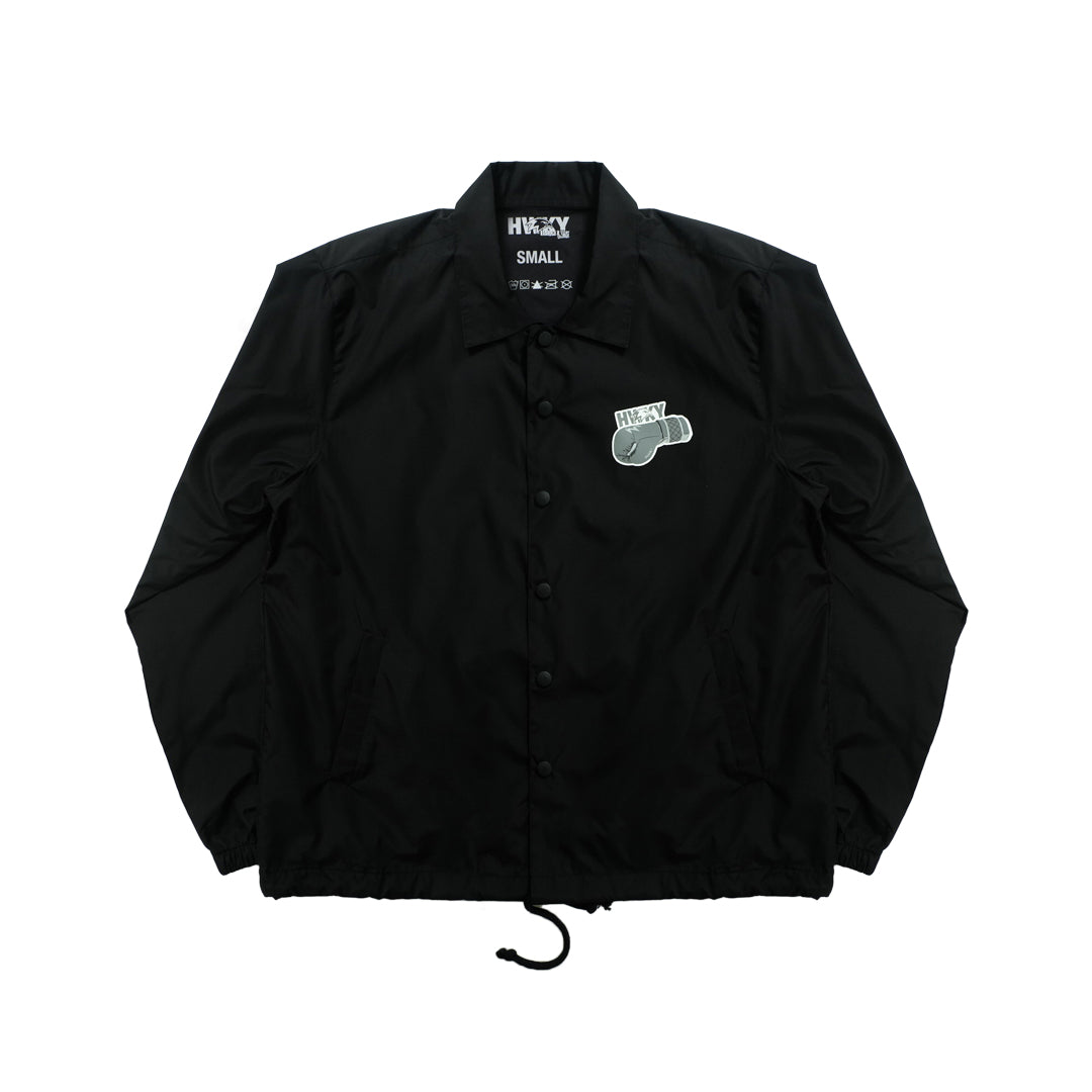 Gloves Up Coach Jacket - Black