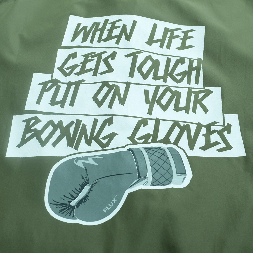 Gloves Up Coach Jacket - Green