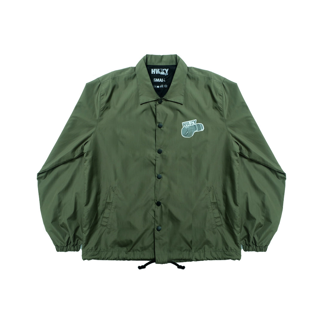 Gloves Up Coach Jacket - Green