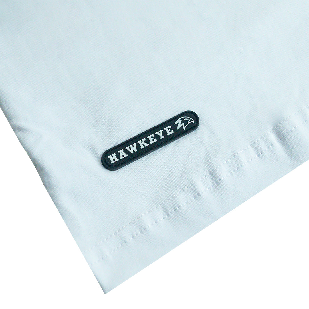 Hawkeye Fightwear White Logo Basic Tee V2