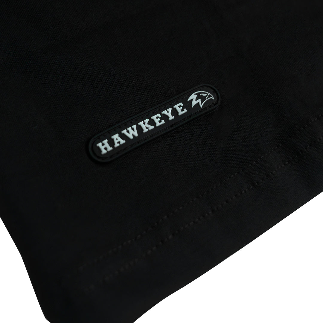 Hawkeye Fightwear Black Logo Basic Tee V2