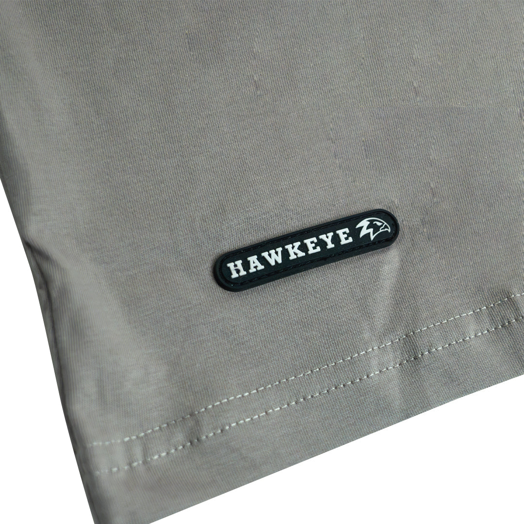 Hawkeye Fightwear Gray Logo Basic Tee V2