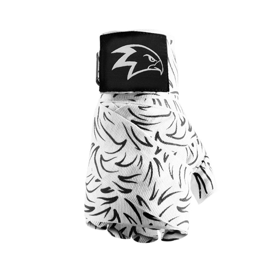 Monochrome Feather Handwraps 5M