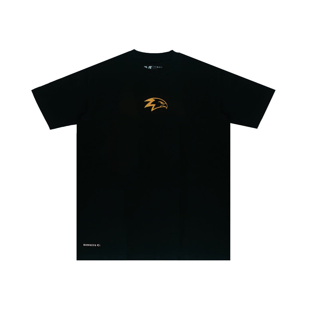 Hawkeye Fightwear Black Logo Basic Tee V2