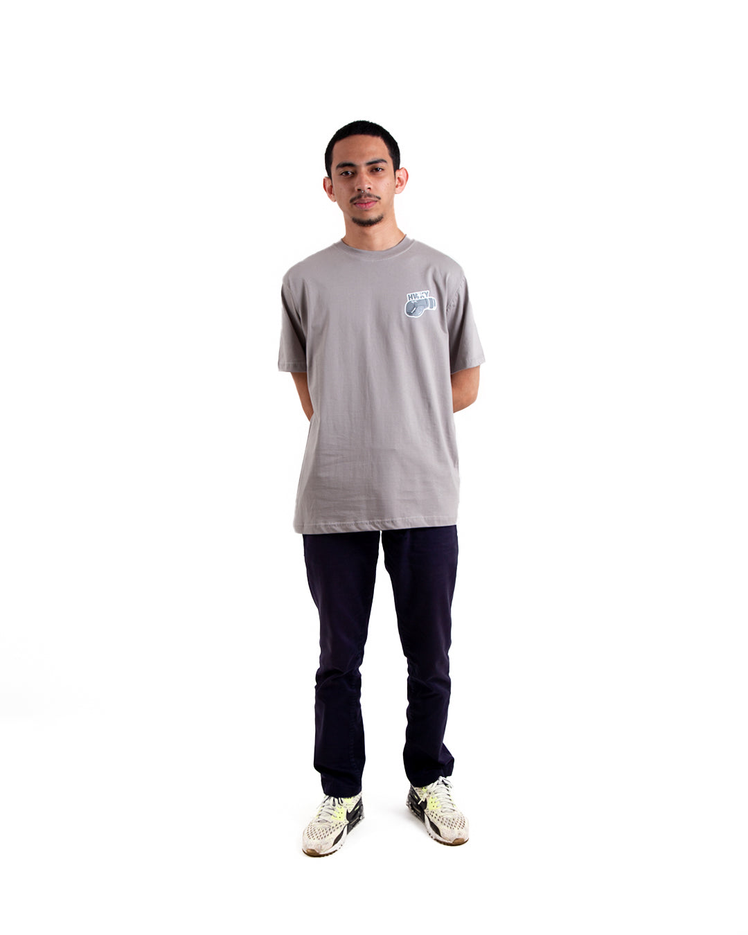 Gloves Up T-Shirt - Grey