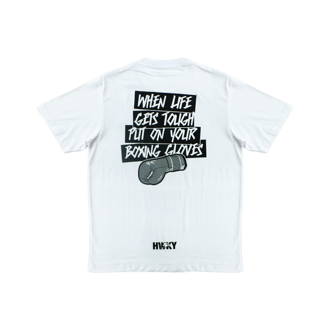 Gloves Up T-Shirt - White