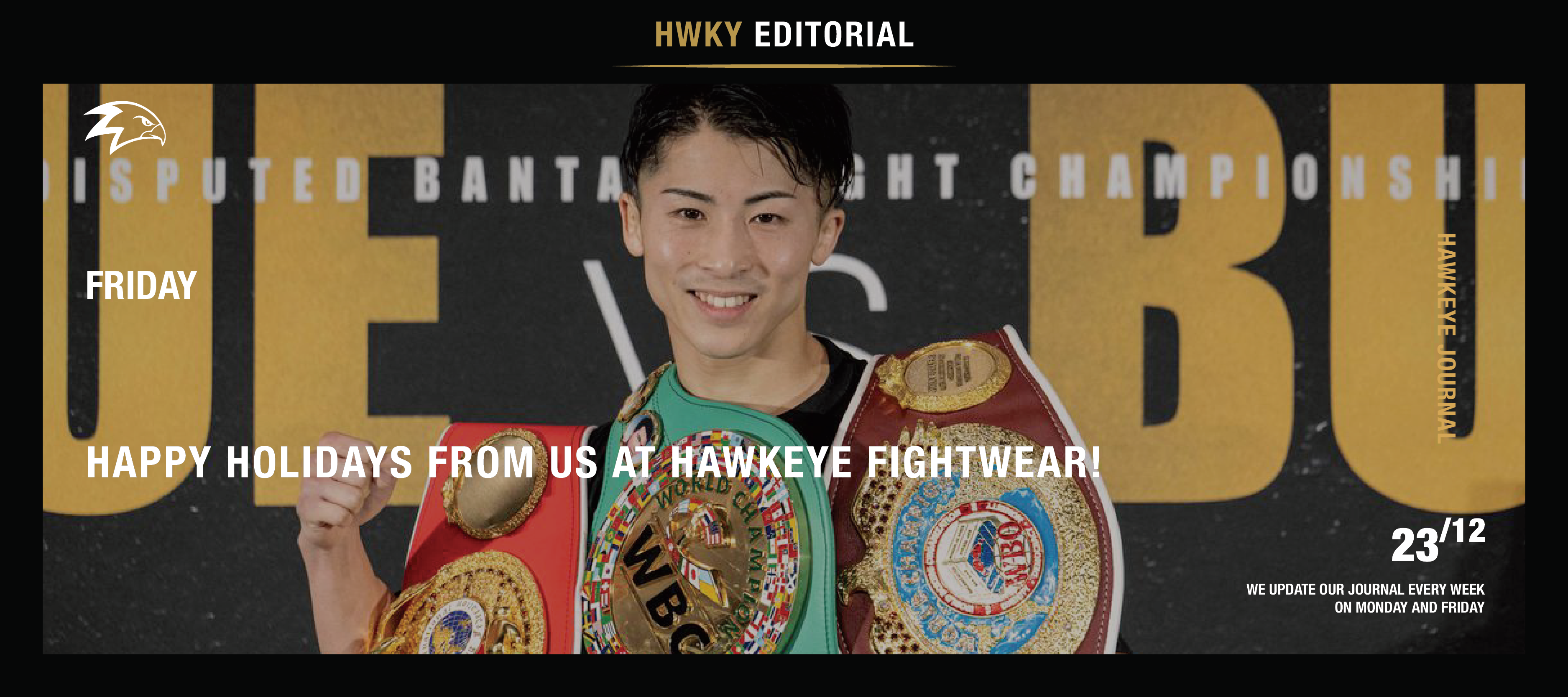 Happy Holidays From Us At Hawkeye Fightwear!