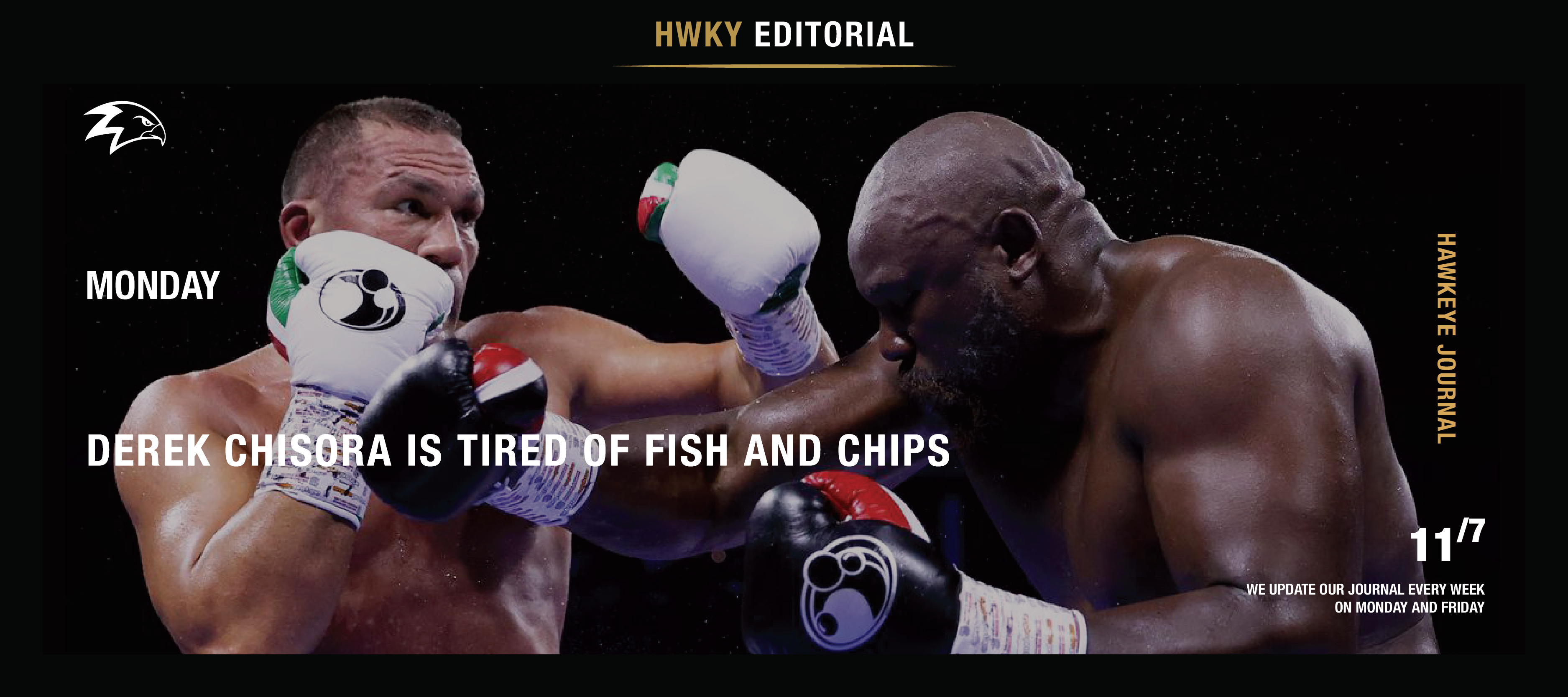 Derek Chisora Is Tired Of Fish And Chips