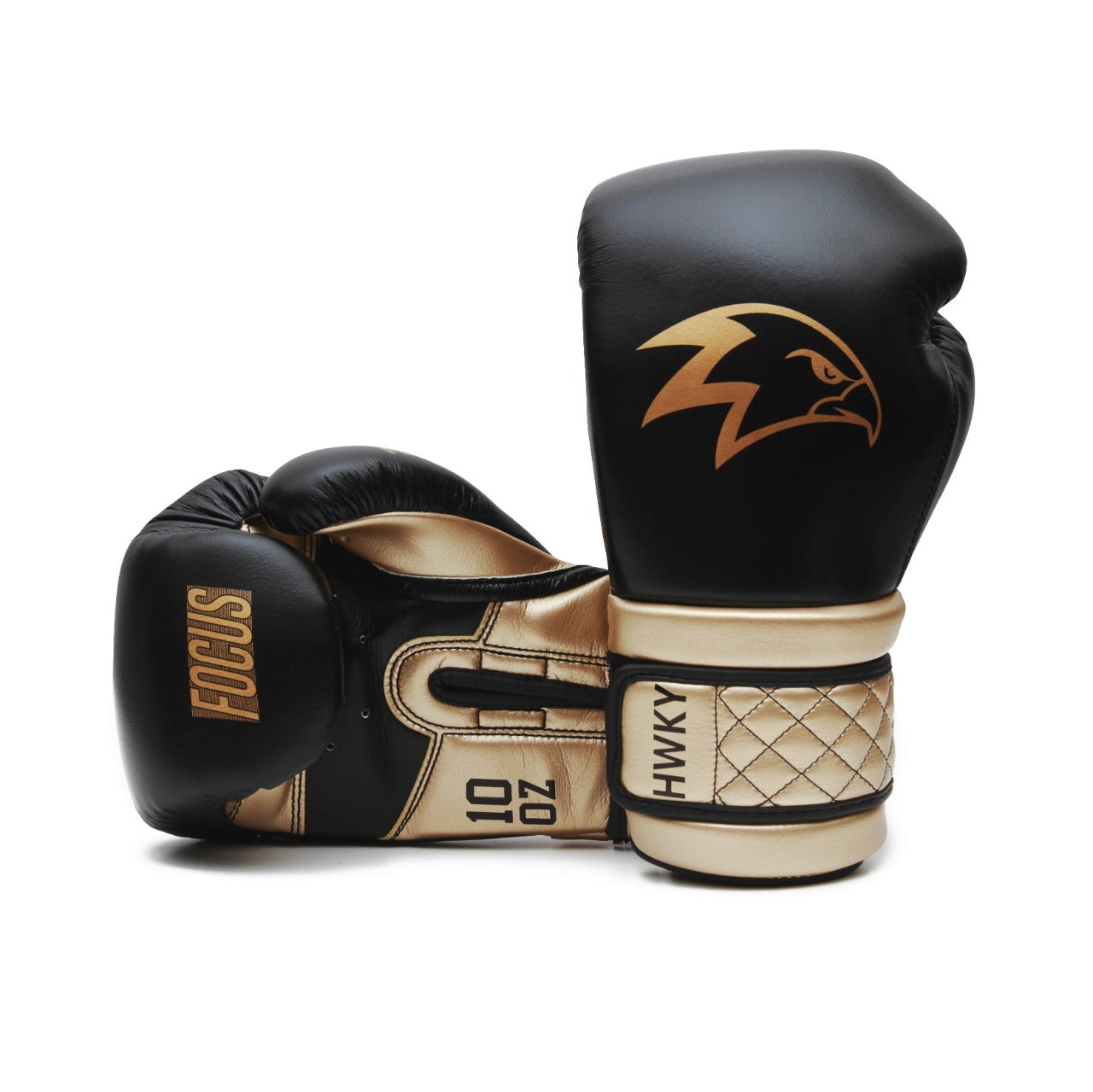 Focus Boxing Gloves | Onyx Gold + FREE HANDWRAP